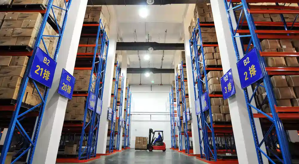 high density pallet racking system